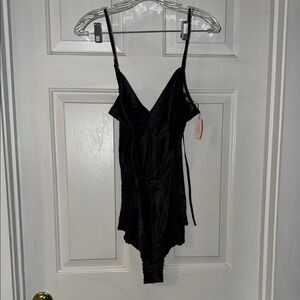 Victoria's Secret Black Satin Lingerie